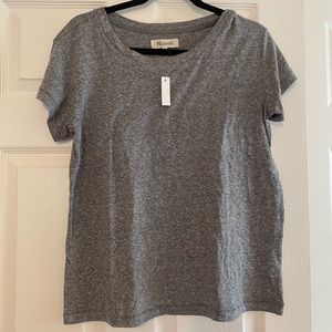 NWT Madewell Scoop Neck Grey Tshirt